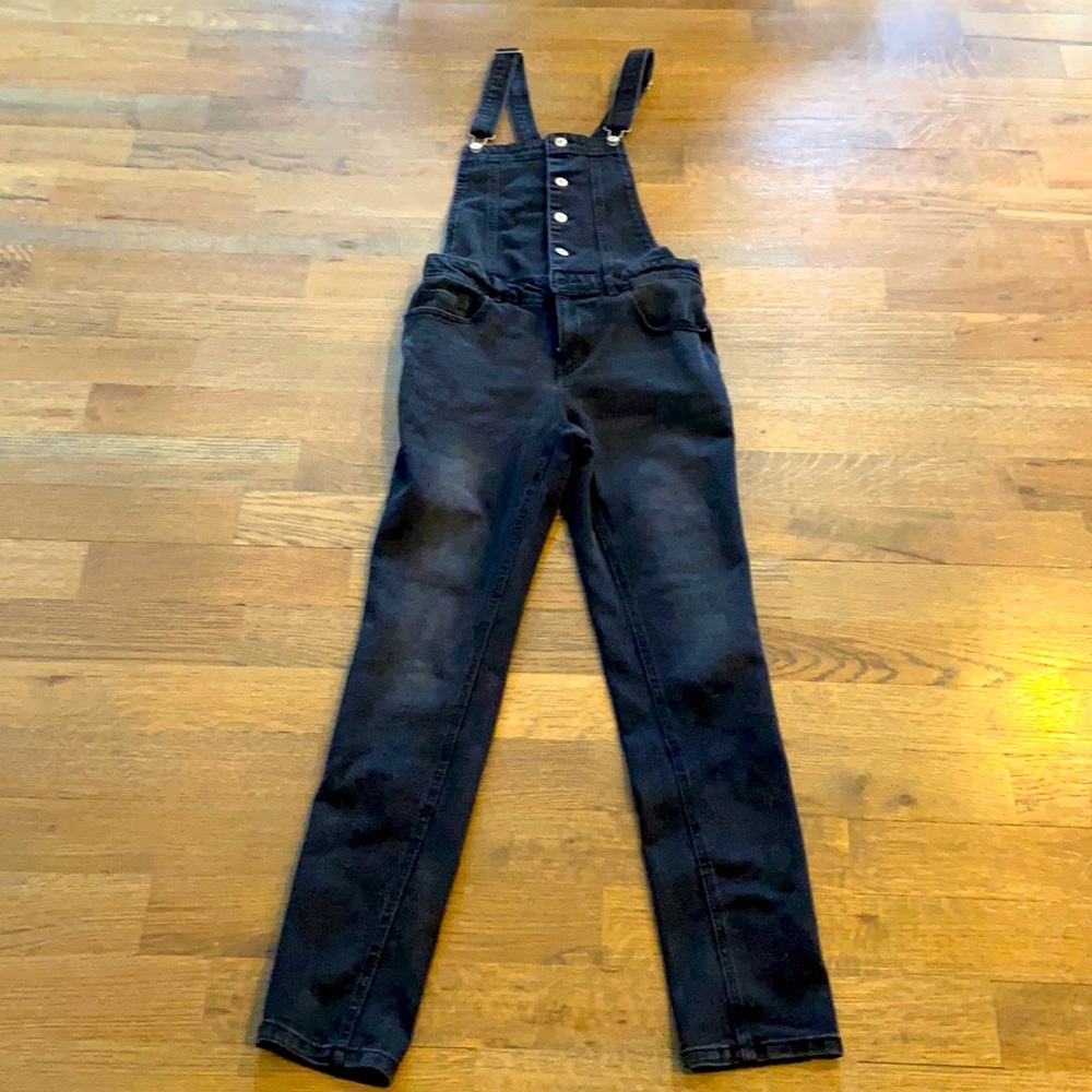 Black overalls